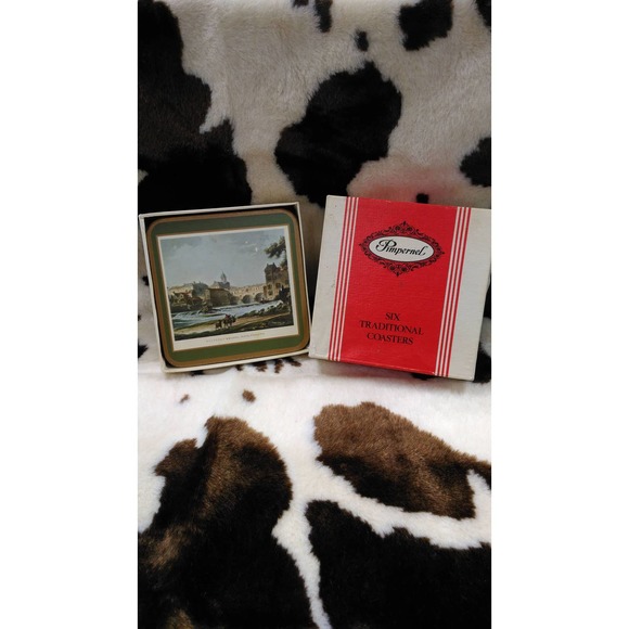 Pimpernel 5 Traditional Coaster  Bath England Pulteney Bridge Royal Crescent (1) - Picture 1 of 7